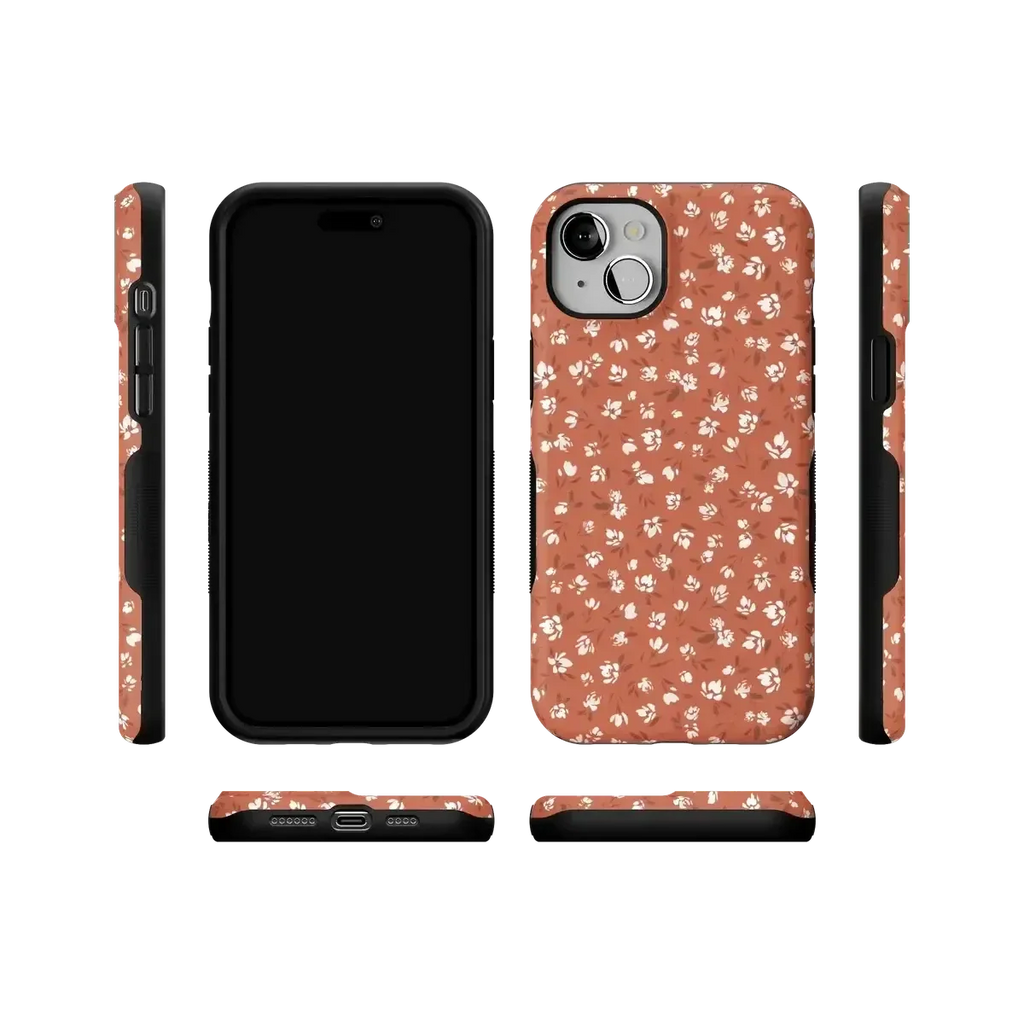 Mocha Meadow | Tiny Flowers Case