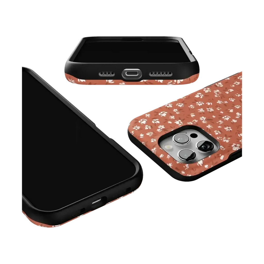 Mocha Meadow | Tiny Flowers Case