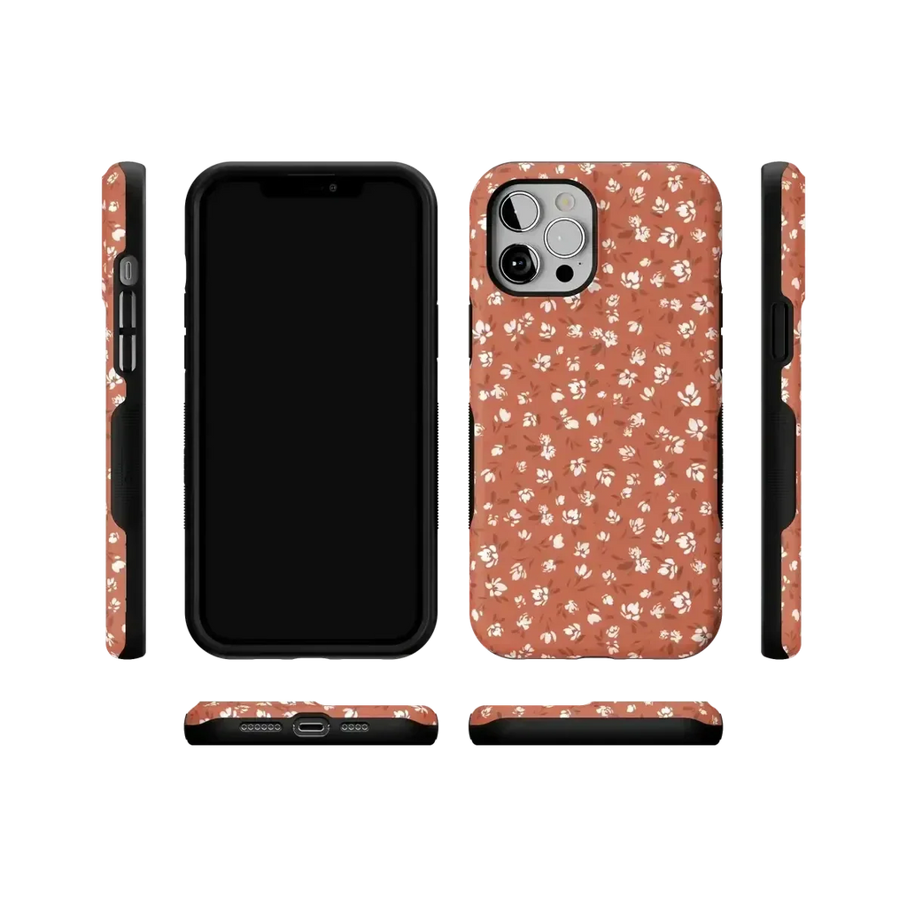 Mocha Meadow | Tiny Flowers Case