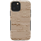 Mocha Ripple | Brown Waves Case