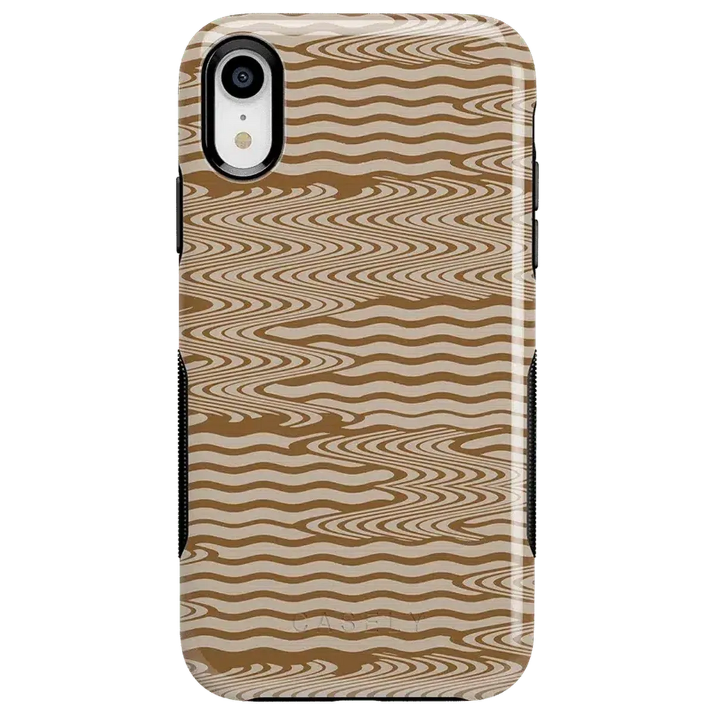 Mocha Ripple | Brown Waves Case