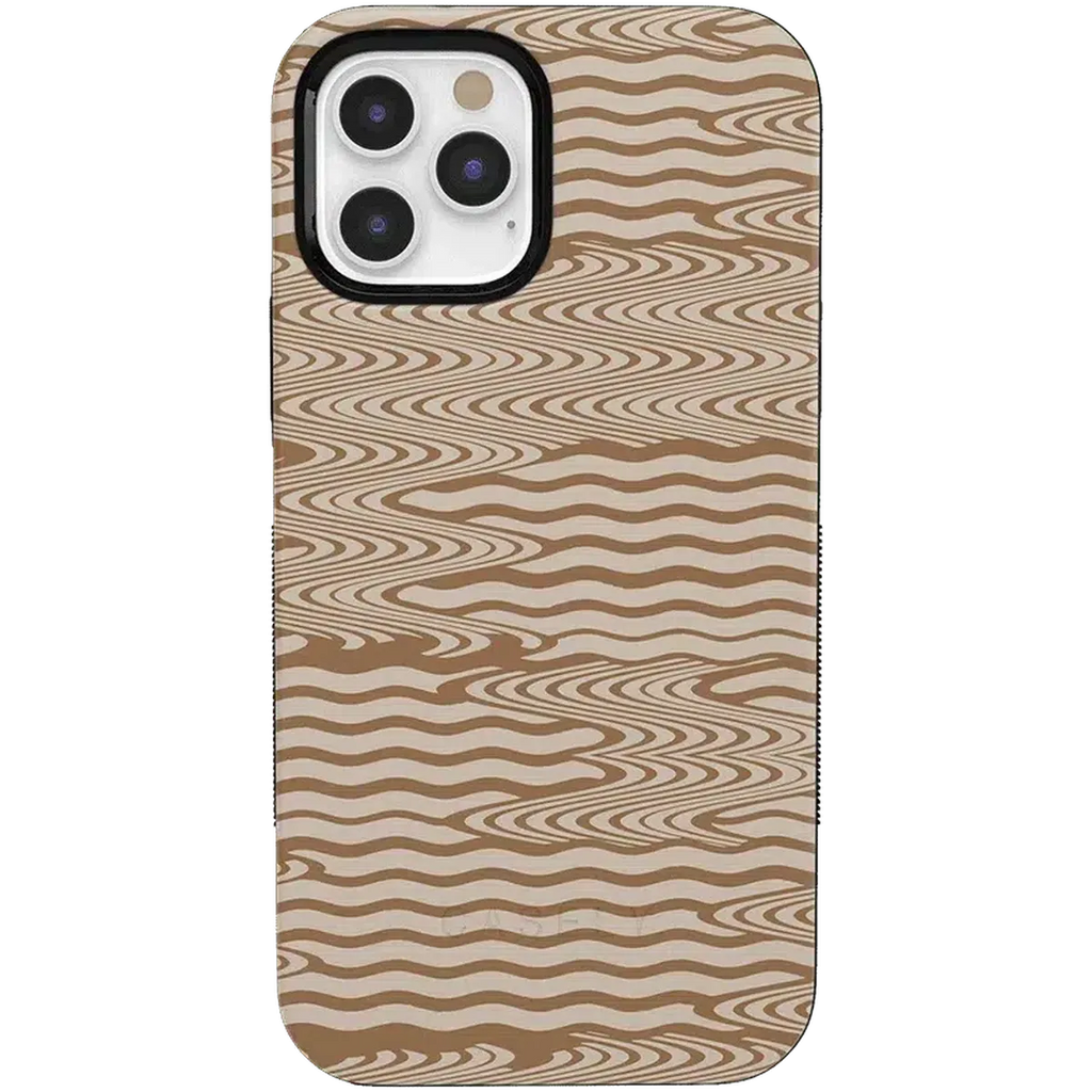 Mocha Ripple | Brown Waves Case