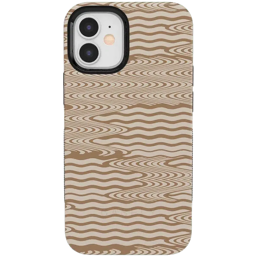 Mocha Ripple | Brown Waves Case