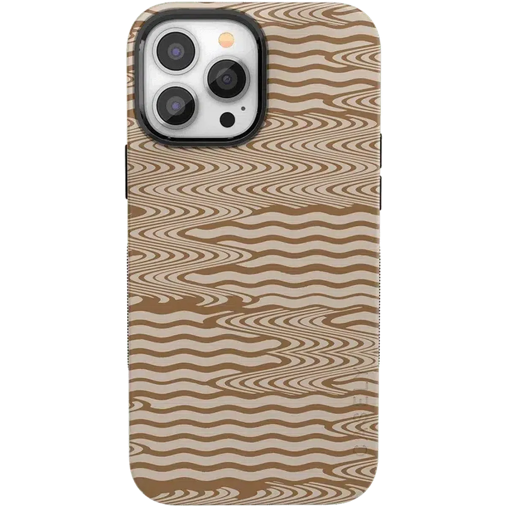 Mocha Ripple | Brown Waves Case