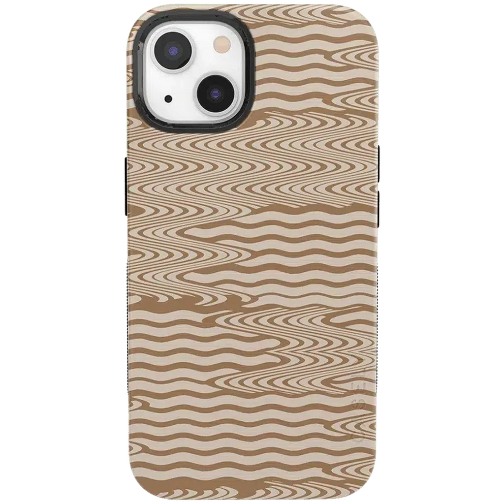 Mocha Ripple | Brown Waves Case