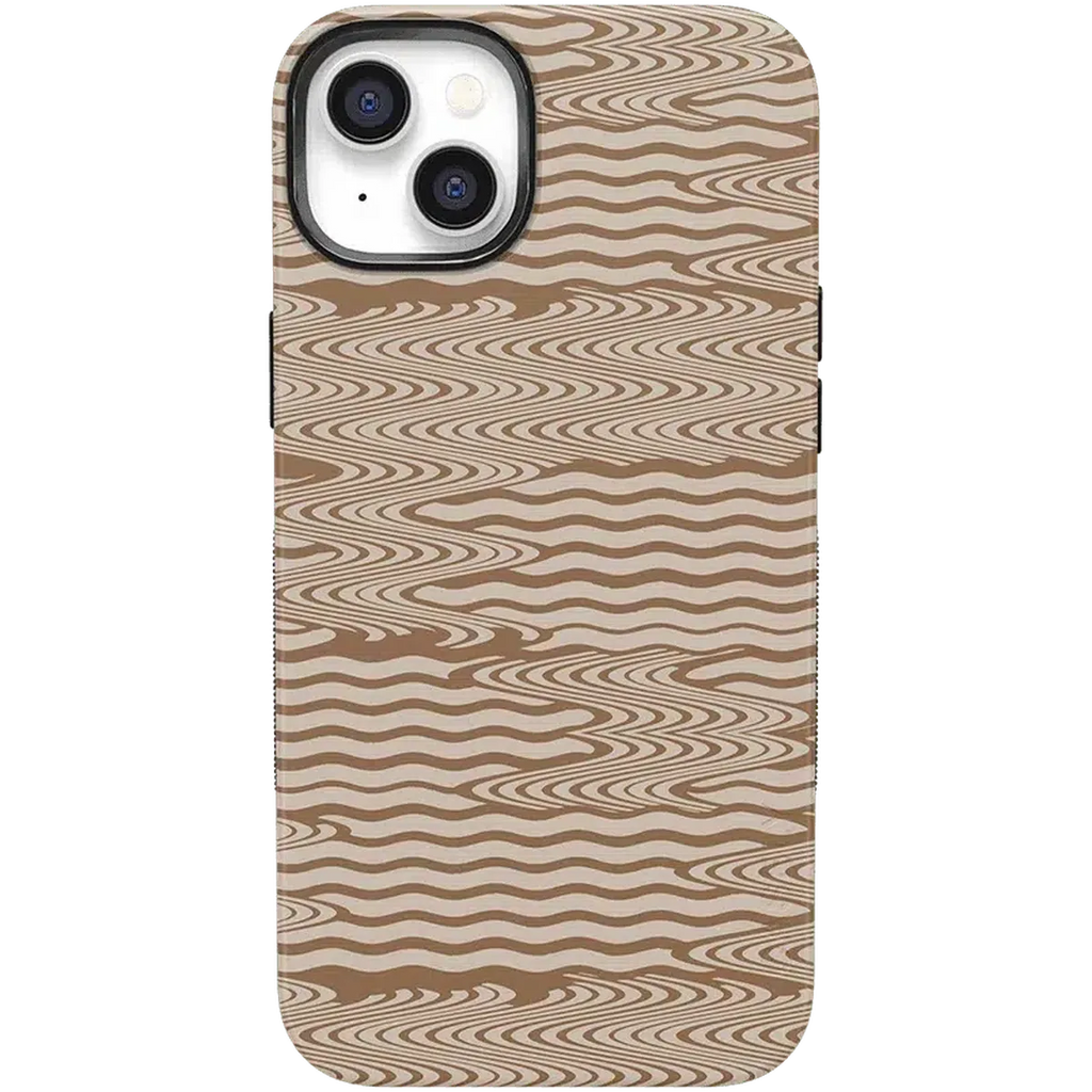 Mocha Ripple | Brown Waves Case