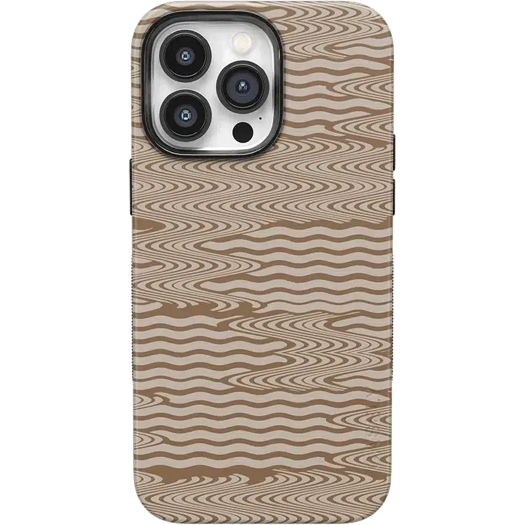 Mocha Ripple | Brown Waves Case