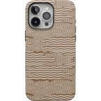 Mocha Ripple | Brown Waves Case