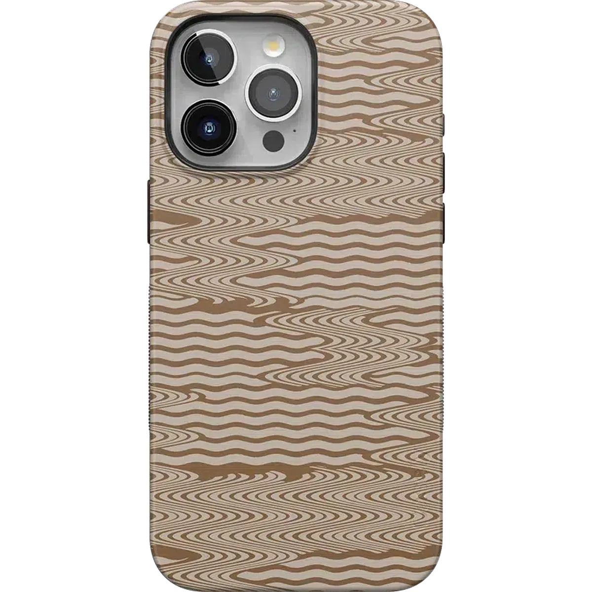 Mocha Ripple | Brown Waves Case
