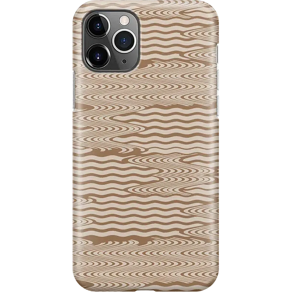 Mocha Ripple | Brown Waves Case
