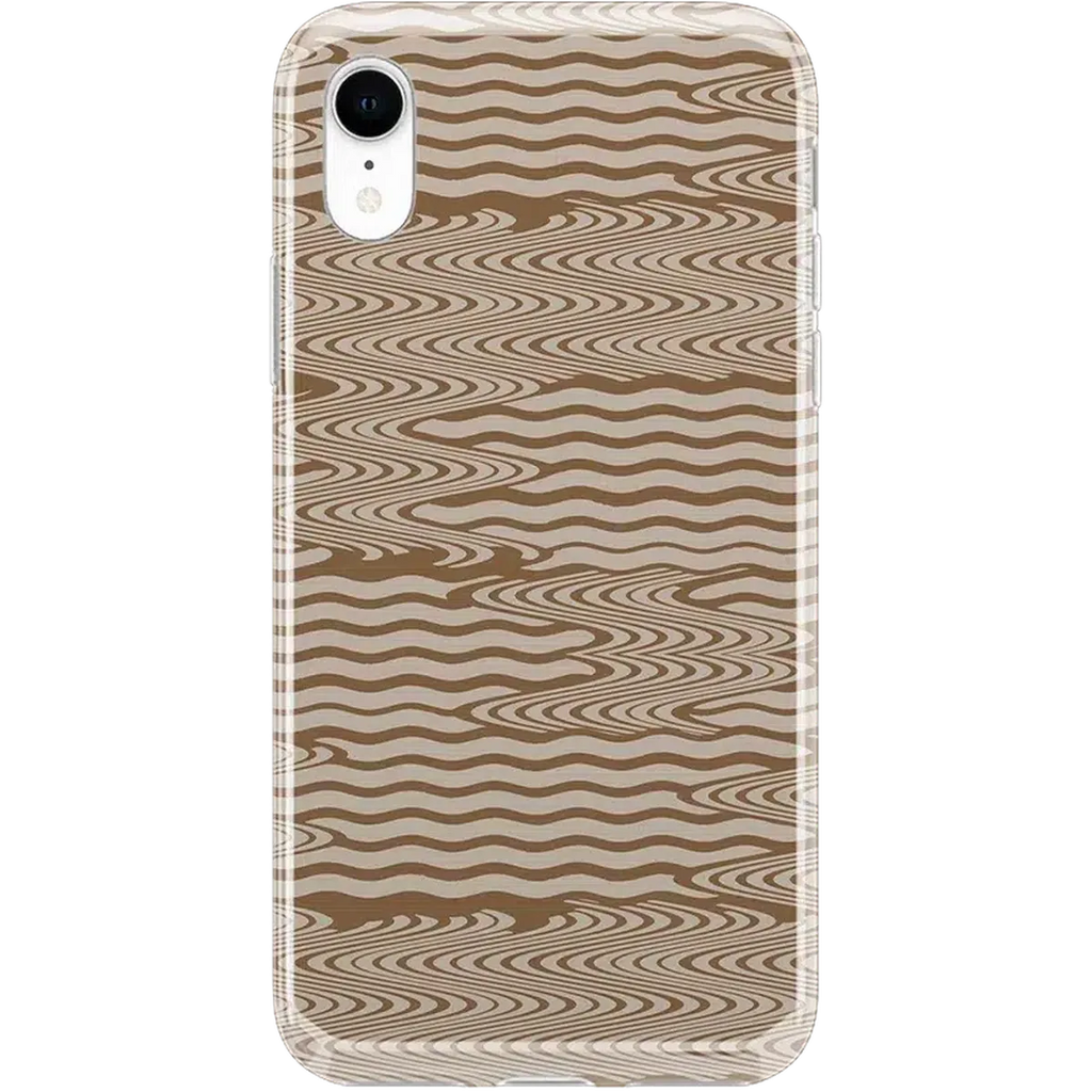 Mocha Ripple | Brown Waves Case