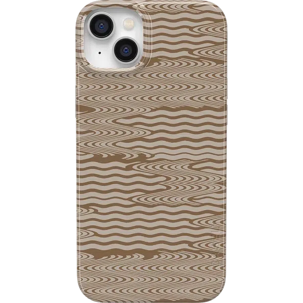 Mocha Ripple | Brown Waves Case