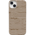 Mocha Ripple | Brown Waves Case
