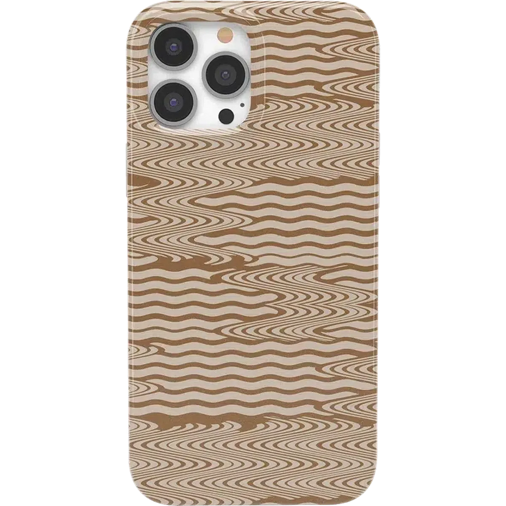 Mocha Ripple | Brown Waves Case