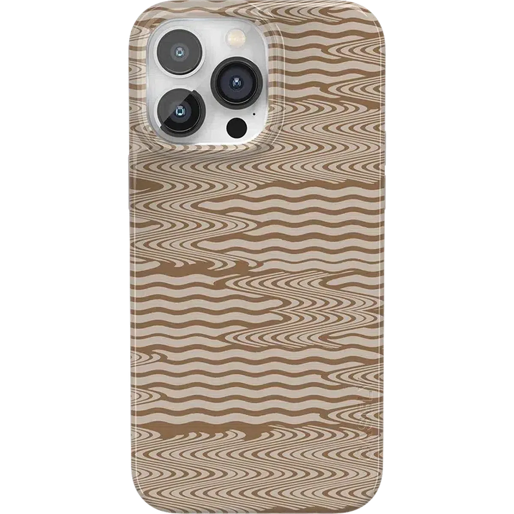 Mocha Ripple | Brown Waves Case