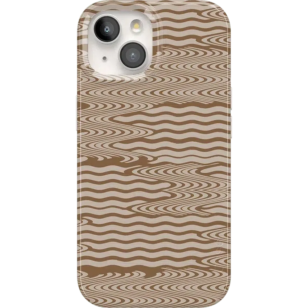 Mocha Ripple | Brown Waves Case