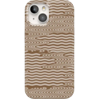Mocha Ripple | Brown Waves Case