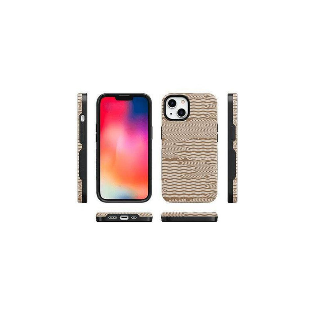 Mocha Ripple | Brown Waves Case