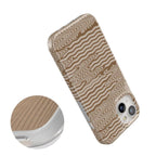 Mocha Ripple | Brown Waves Case
