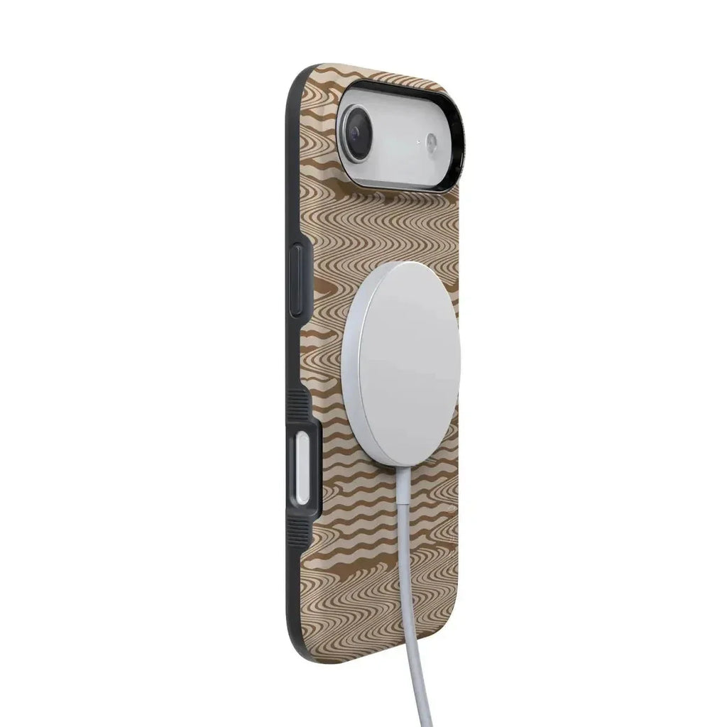 Mocha Ripple | Brown Waves Case