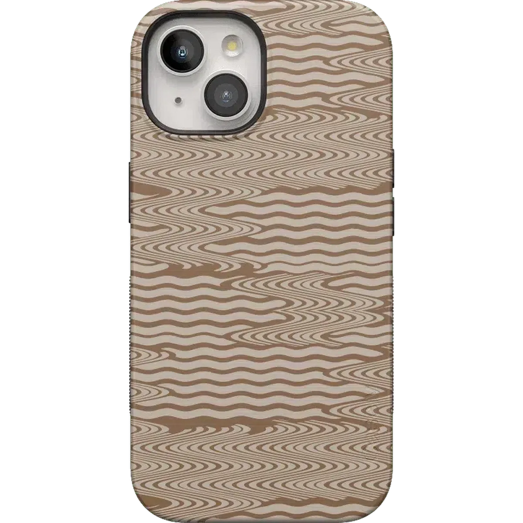Mocha Ripple | Brown Waves Case