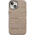 Mocha Ripple | Brown Waves Case