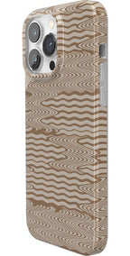 Mocha Ripple | Brown Waves Case