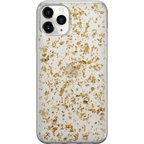 Morning Sparkle | Rose and Gold Flaked Clear Case