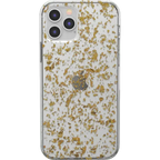 Morning Sparkle | Rose and Gold Flaked Clear Case