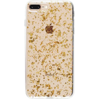 Morning Sparkle | Rose and Gold Flaked Clear Case