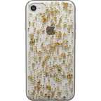Morning Sparkle | Rose and Gold Flaked Clear Case