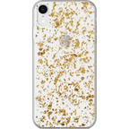Morning Sparkle | Rose and Gold Flaked Clear Case