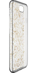 Morning Sparkle | Rose and Gold Flaked Clear Case