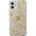 Morning Sparkle | Rose and Gold Flaked Clear Case