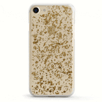 Morning Sparkle | Rose and Gold Flaked Clear Case