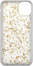 Morning Sparkle | Rose and Gold Flaked Clear Case