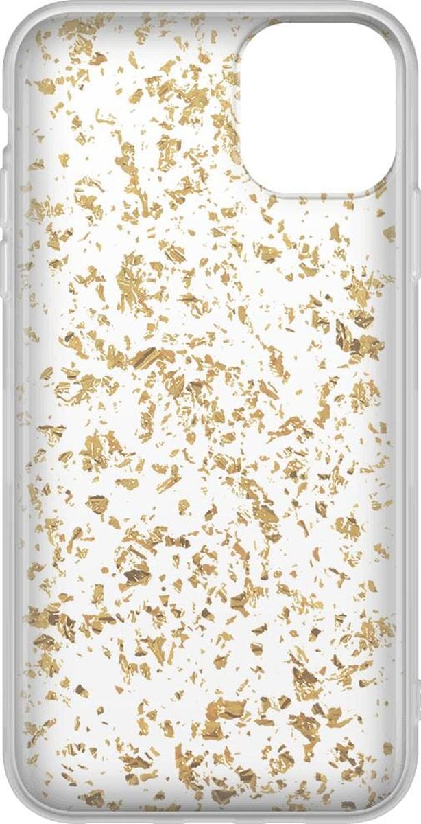 Morning Sparkle | Rose and Gold Flaked Clear Case