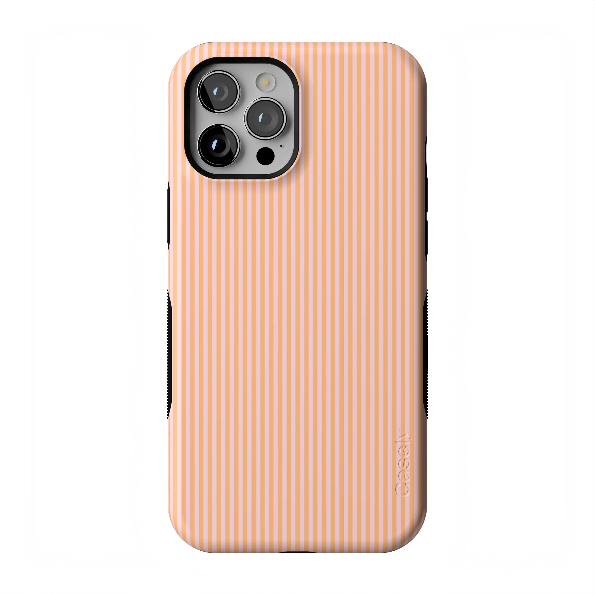 Stripes and the City | Orange & Pink Pinstripe Case