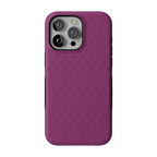 On the Dot | Plum Polka Dot Case