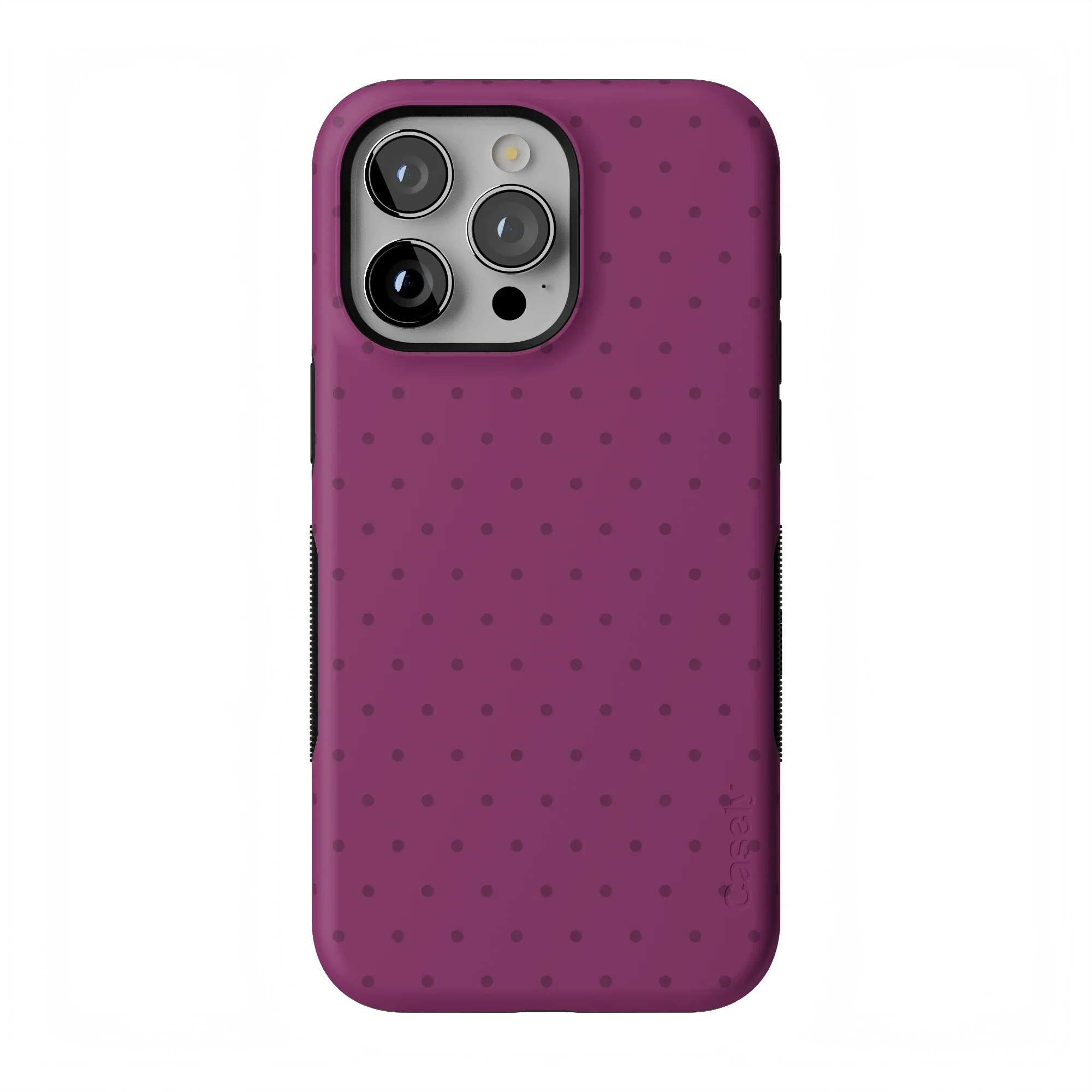 On the Dot | Plum Polka Dot Case