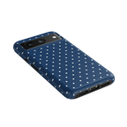 On the Dot | Navy Polka Dot Case