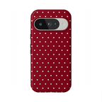 On the Dot | Maroon Polka Dot Case