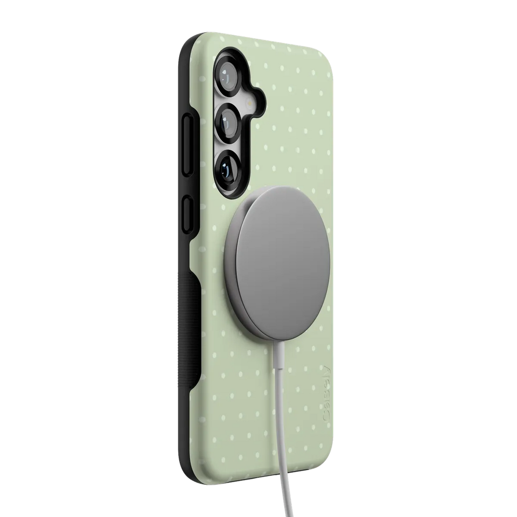 On the Dot | Green Polka Dot Case