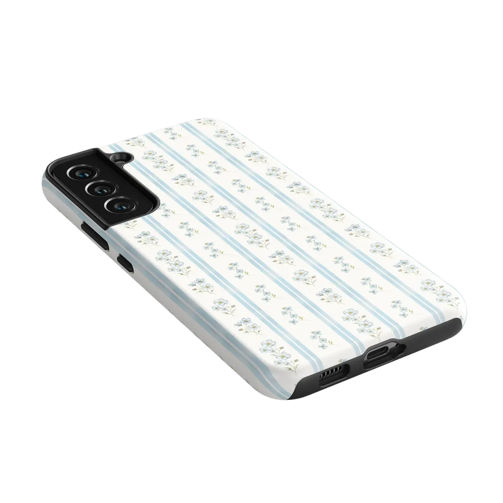 Cottage Stripe | Blue Floral Case