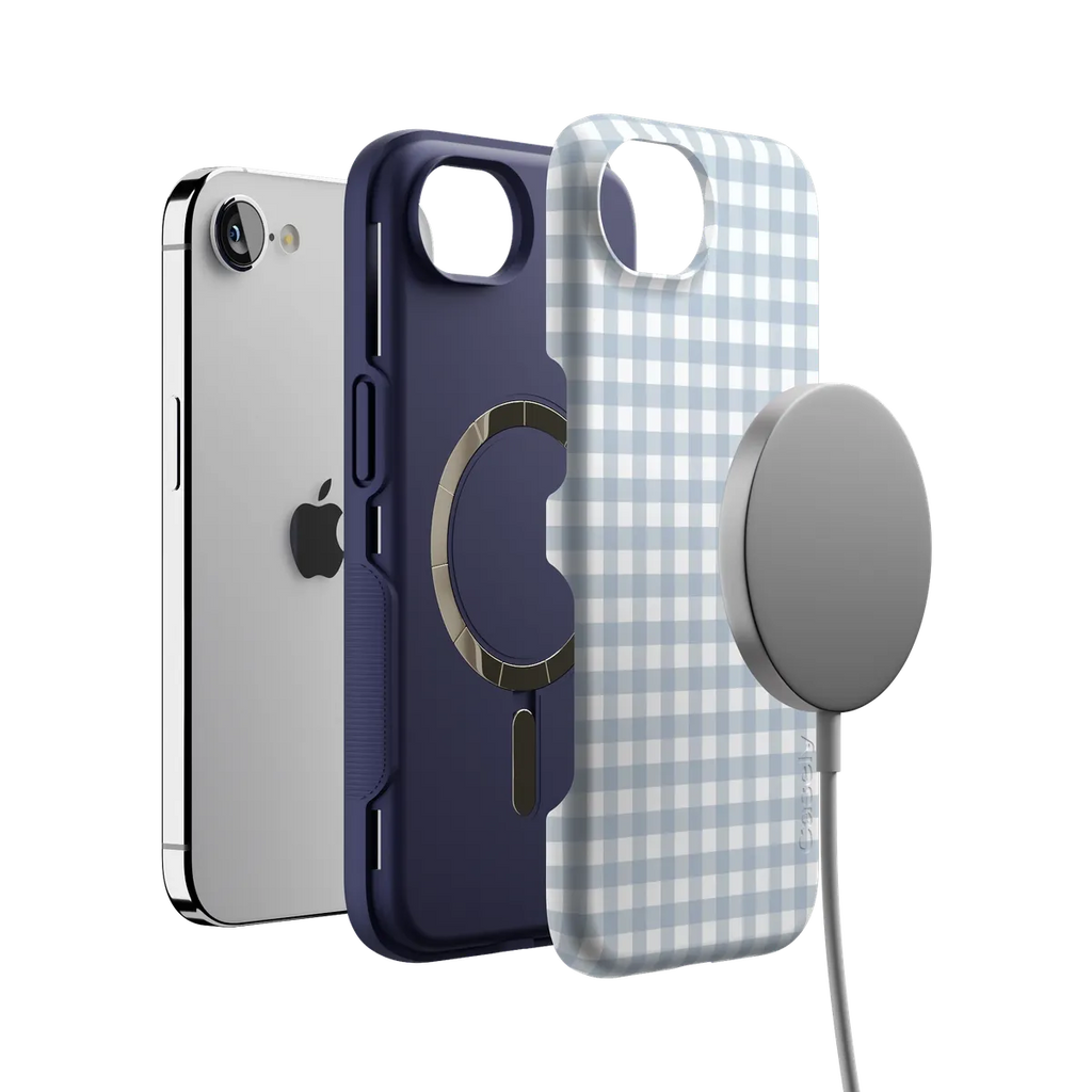 Pastel Picnic | Blue Gingham Case