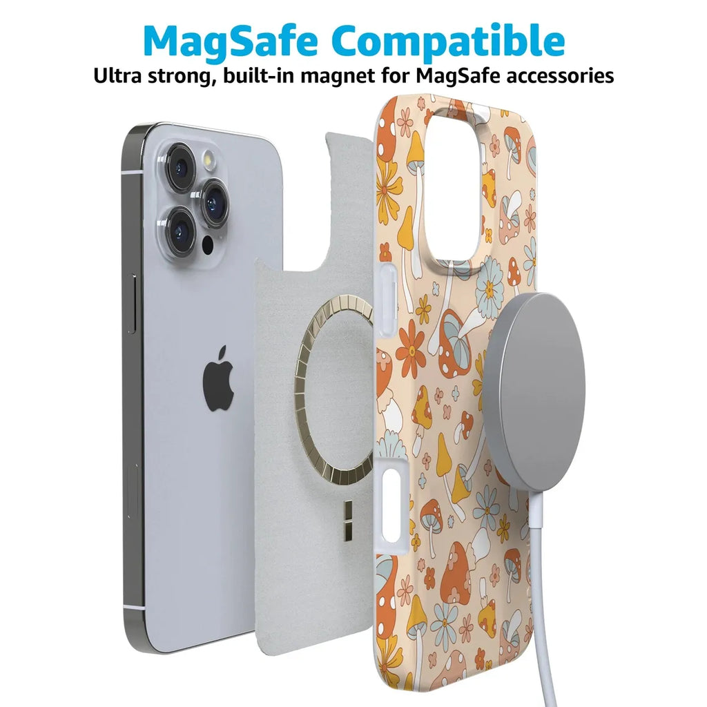 Mushroom Magic | Retro Floral Case