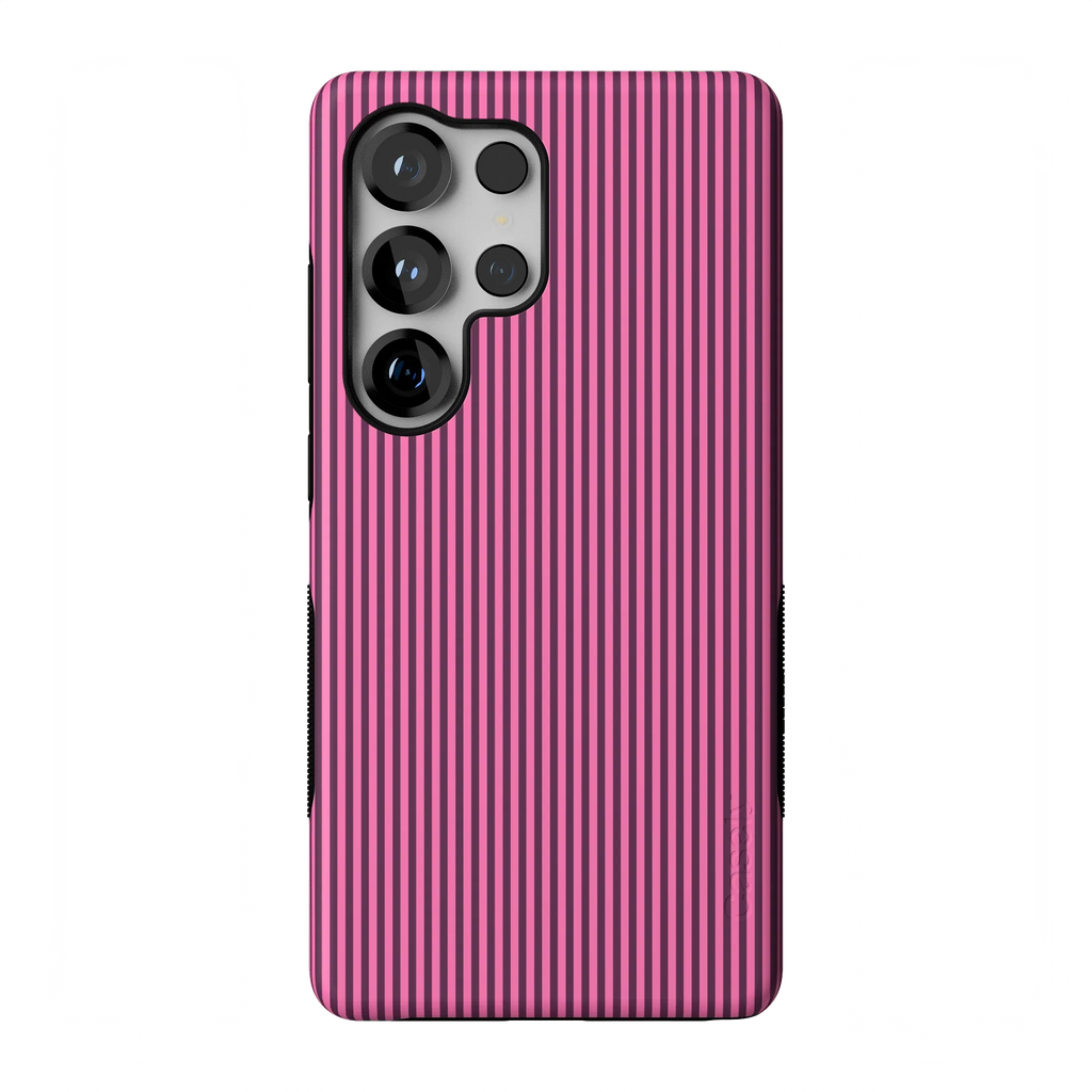 Stripes and the City | Pink & Purple Pinstripe Case