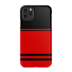 Storm Warning | Black & Red Stripes Case