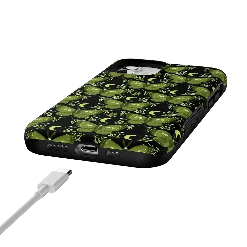 Mystic Moths | Green Twilight Case