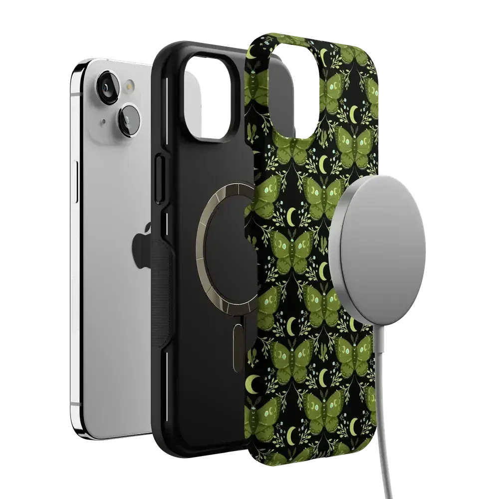 Mystic Moths | Green Twilight Case